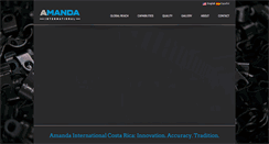 Desktop Screenshot of amanda-international.com