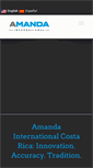 Mobile Screenshot of amanda-international.com